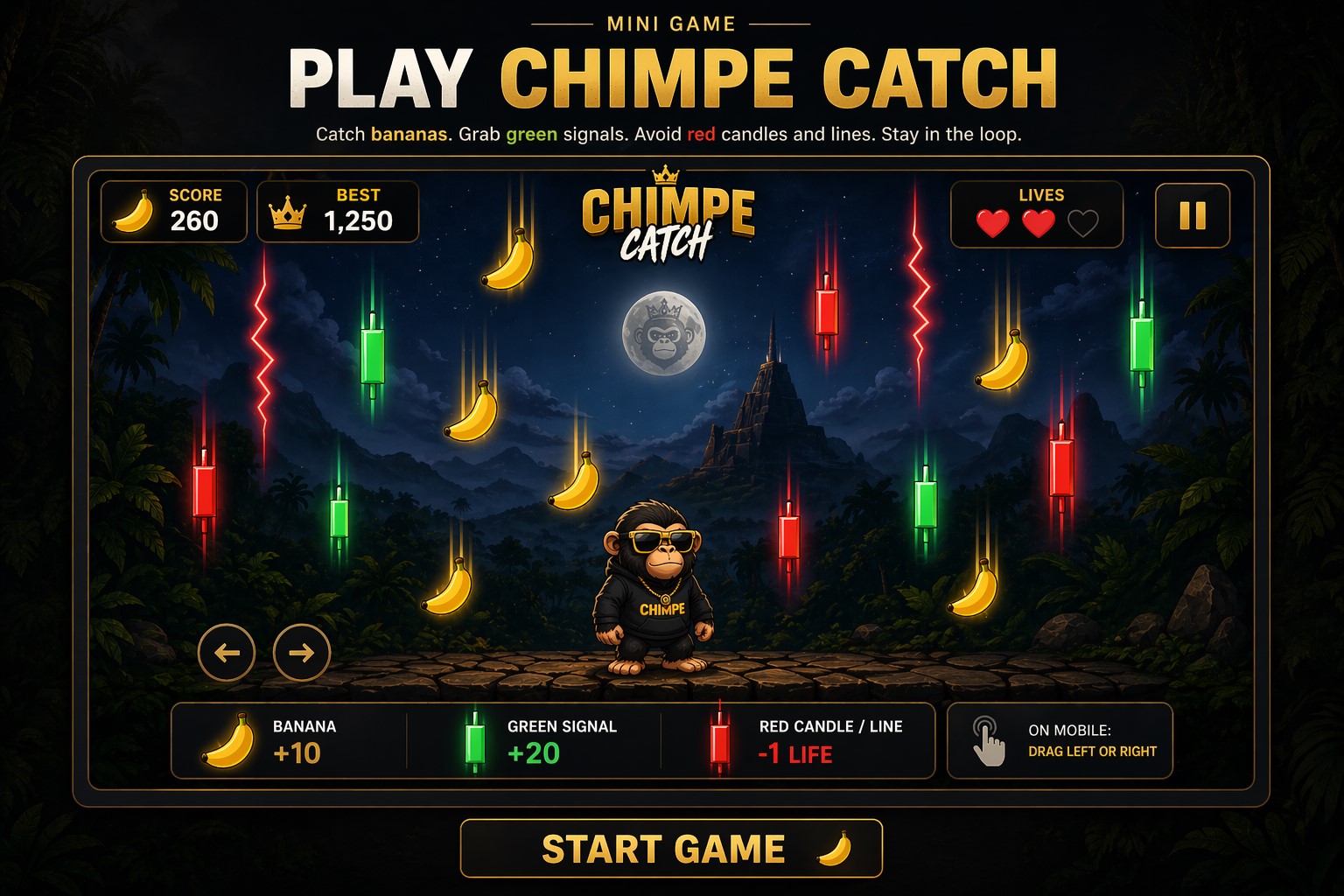 Chimpe Catch game preview